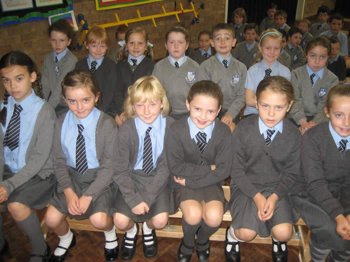 School choir practice for the Maghull Day of Music